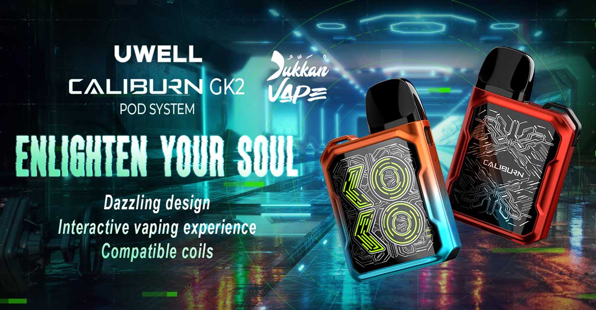 The Uwell Caliburn GK2 Pod System